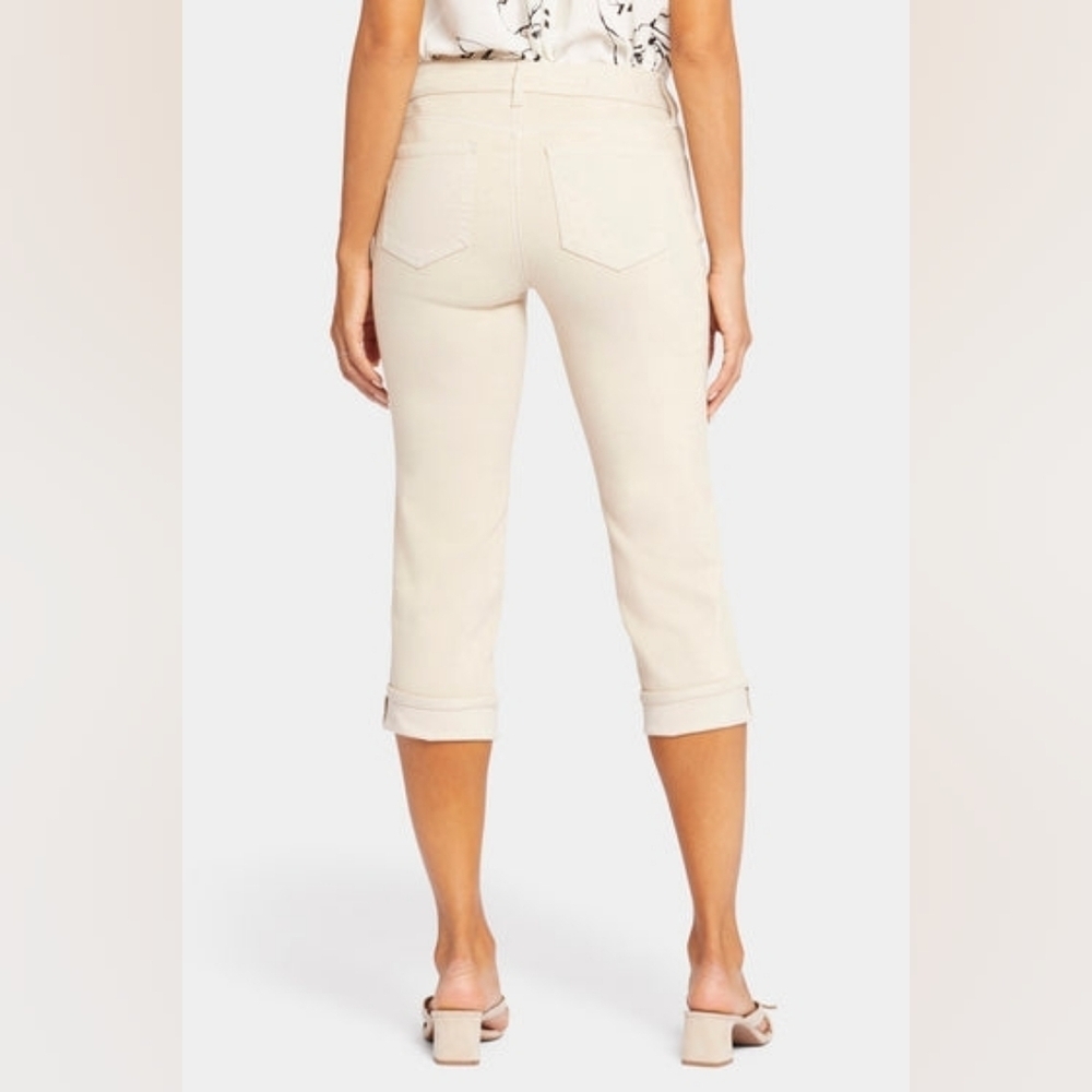 NYDJ Women's Cropped Cream Jeans